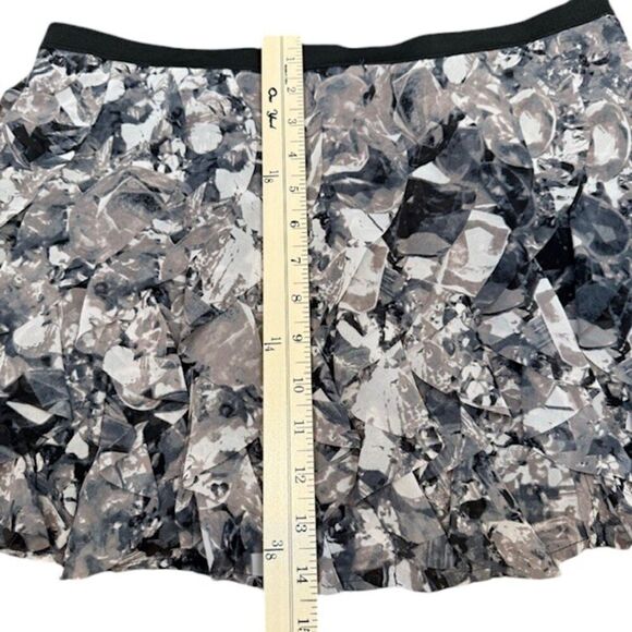 Princess Vera Wang Layered Ruffled Mini Skirt Lined Elastic Waist Size Large - Picture 9 of 10